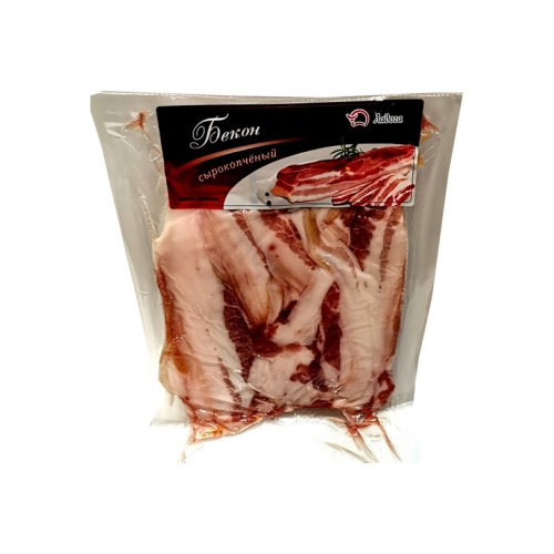 Бекон (нарезка) Свиной сырокопченый, Колсар, 500 г