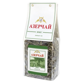 Чай зеленый «Азерчай» Букет крупнолистовой, Кубань-Ти, 200 г
