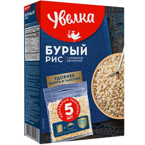 Крупа Увелка Рис бурый, Увелка, 400 г