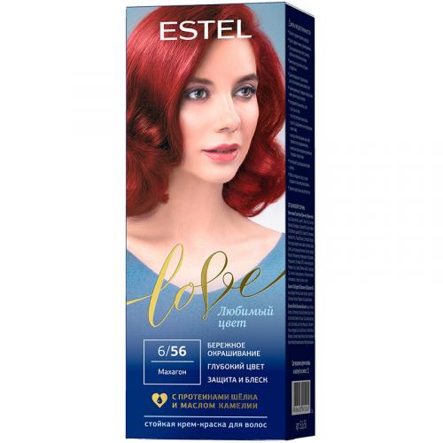 Крем-краска стойкая Estel Love для волос, 6/56 махагон, ЭСТЕЛЬ, 50 мл