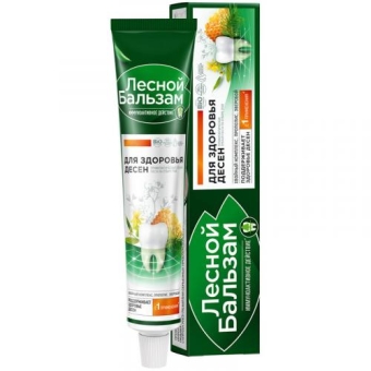 Паста зубная Лесной бальзам на отваре трав с прополисом для здоровья десен, Концерн Калина, 75 мл