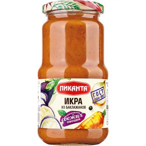 Икра Пиканта из баклажанов, ПИКАНТА, 450 г