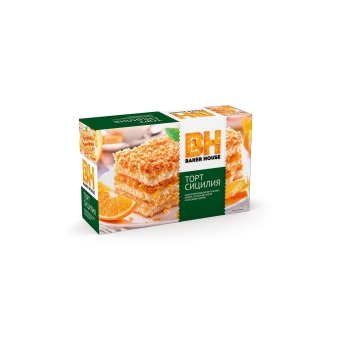Торт бисквитный «Сицилия», Бейкер Хаус, 350 г
