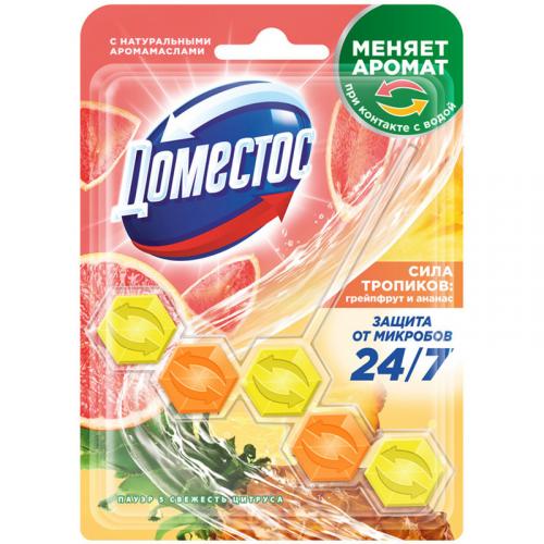 Блок Доместос Пауэр 5 Свежесть цитруса для очищения унитаза, Unilever HPC,