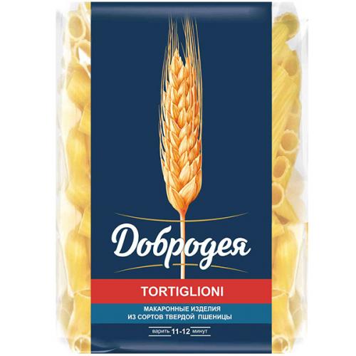 Макаронные изделия Добродея Tortiglioni Тортильони, Добродея, 400 г