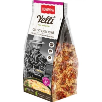 Суп Yelli Греческий с орзо и пряными травами, Ярмарка, 250 г