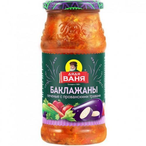 Баклажаны Дядя Ваня печеные с прованскими травами, Дядя Ваня Трейдинг, 460 г