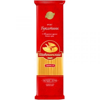 Макаронные изделия Шебекинские 007 Спагетти соломка Букатини, Инфолинк, 350 г