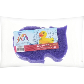 Губка для тела Fun Fresh Дружок, ТЕКОС-ИНДУСТРИЯ