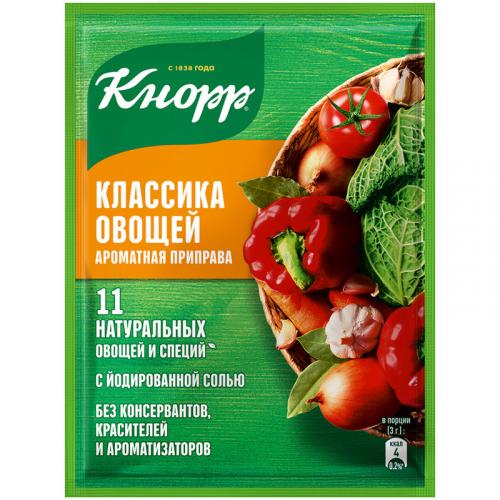Приправа Кнорр Классика овощей универсальная, Unilever Food, 75 г