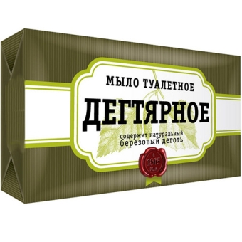 Мыло туалетное Аист Дегтярное, АИСТ, 140 г