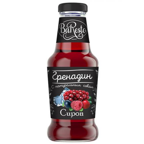 Сироп Baresto Гренадин, ПИКАНТА, 300 г