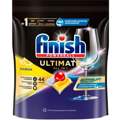 Средство для посудомоечных машин Finish Ultimate All In 1 Лимон, Reckitt Benckiser (HyHo),