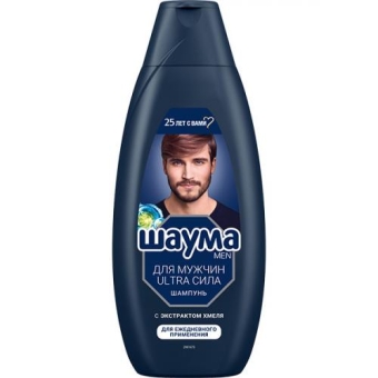 Шампунь Шаума Men Ultra Сила для ежедневного применения для волос, Лаб Индастриз, 650 мл