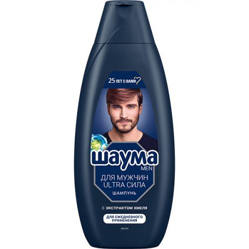 Шампунь Шаума Men Ultra Сила для ежедневного применения для волос, Лаб Индастриз, 650 мл