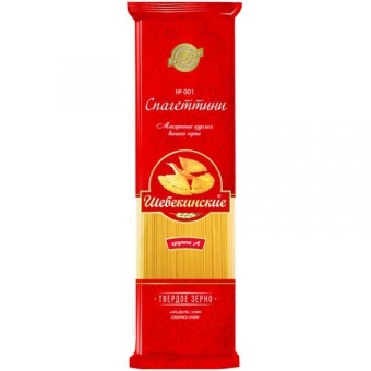 Макаронные изделия Шебекинские 001 Спагеттини, Инфолинк, 450 г
