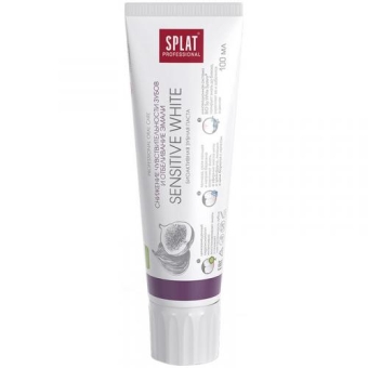 Паста зубная Splat Professional Sensitive White, SPLAT, 100 мл