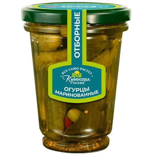 Огурцы Кубанская осень маринованные, Стоевъ, 250 г