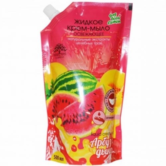 Крем-мыло жидкое Для всей семьи Арбуз и дыня, РЕНЕССАНС Косметик, 500 мл