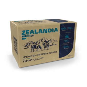 Масло сладко-сливочное «Zealandia Kitchen» 83%, Zealandia Kitchen, 500 г