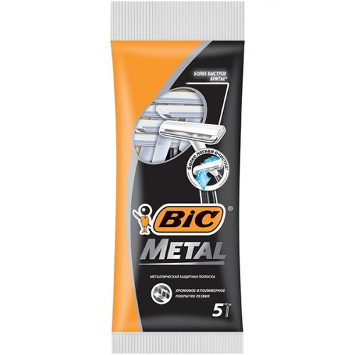 Станок бритвенный Bic Metal одноразовый, BIC, .