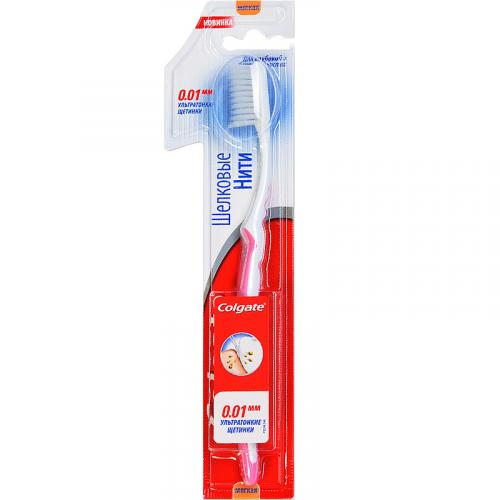Щетка зубная Colgate Шелковые нити, мягкая, Colgate-Palmolive, .