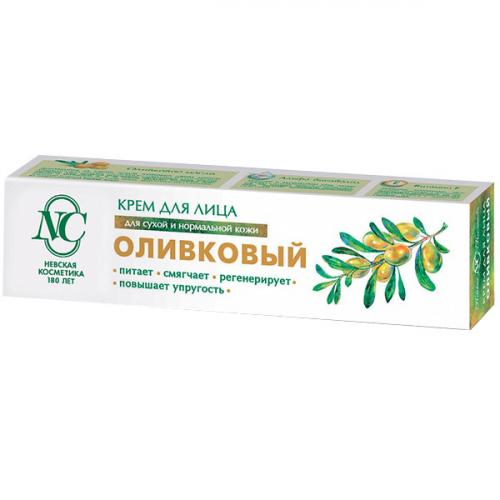 Крем для лица Невская косметика Оливковый для сухой и нормальной кожи, Невская Косметика, 40 мл