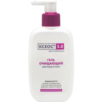 Гель очищающий Ксеос 5.0 для сухой кожи для лица и тела, Аванта-Сувенир, 250 мл