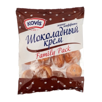 Мини маффины «Ковис» Шоколад, Раменский, 470 г