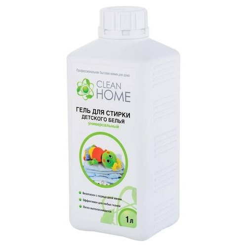 Гель для стирки белья Clean Home, детский, ХИМРОС, 1000 мл