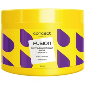 Маска экстраувлажняющая Concept Fusion Ultra Moist для волос, Concept, 500 мл
