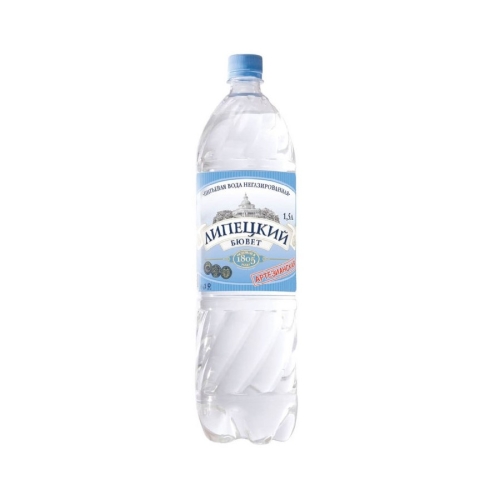 Вода питьевая «Липецкий Бювет» не/газ, Россия, 1,5 л
