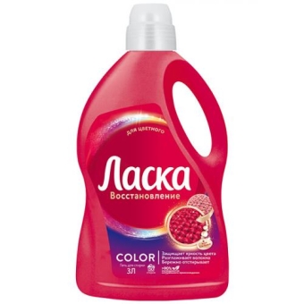 Гель для стирки Ласка для цветных тканей, ЛАБ Индастриз, 3 л