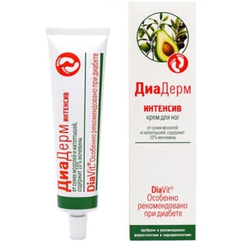 Крем для ног Диадерм Интенсив для больных сахарным диабетом, АВАНТА-СУВЕНИР, 75 мл