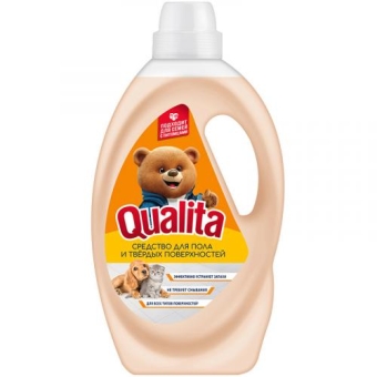 Средство Qualita Winter Citrus для мытья пола и твердых поверхностей, Коттон Клаб, 1000 мл