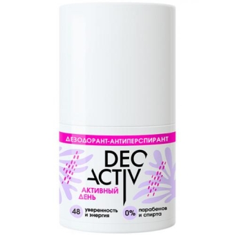 Дезодорант-антиперспирант Deo Activ Активный день, Deo Activ, 50 мл