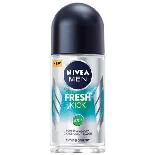 Антиперспирант роликовый Nivea Men Fresh Kick, Beiersdorf, 50 мл