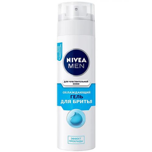 Гель для бритья Nivea Men Охлаждающий для чувствительной кожи, Beiersdorf, 200 мл