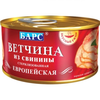Ветчина из свинины Барс, Барс, 325 г