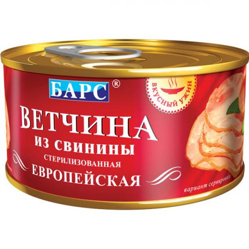 Ветчина из свинины Барс, Барс, 325 г