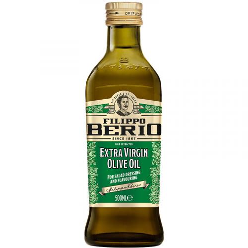 Масло оливковое Filippo Berio Extra Virgin нерафинированное, Филиппо Беррио, 500 мл