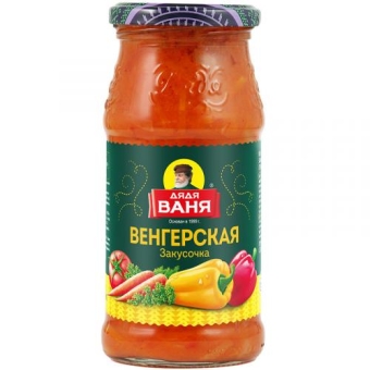 Закуска Дядя Ваня Венгерская, Дядя Ваня Трейдинг, 460 г