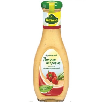 Соус салатный Kuhne 1000 островов, Olive Line International S.L., 250 мл