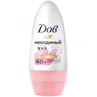 Антиперспирант шариковый Дав Невидимый Нежность лепестков, Unilever HPC, 50 мл