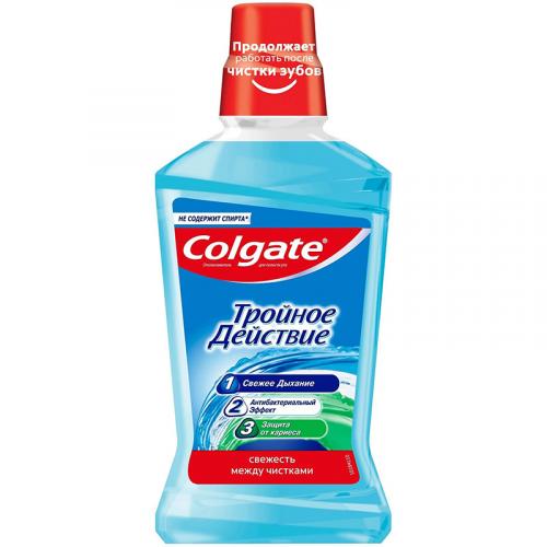 Ополаскиватель для полости рта Colgate Тройное действие, Colgate-Palmolive, 500 мл