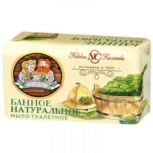Мыло туалетное Невская косметика Банное, Невская Косметика, 180 г