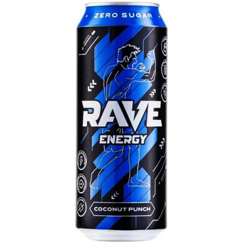 Напиток энергетический Rave Energy Coconut Punch, ЮБК, 0.45 л