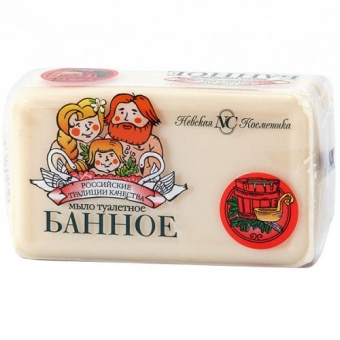 Мыло туалетное Невская косметика Банное, Невская косметика, 140 г