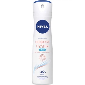 Антиперспирант-спрей Nivea Эффект пудры Fresh, Beiersdorf, 150 мл