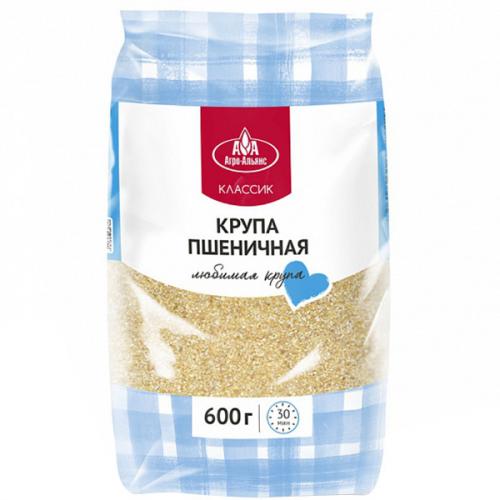 Крупа Агро-Альянс Классик пшеничная, Агро-Альянс, 600 г